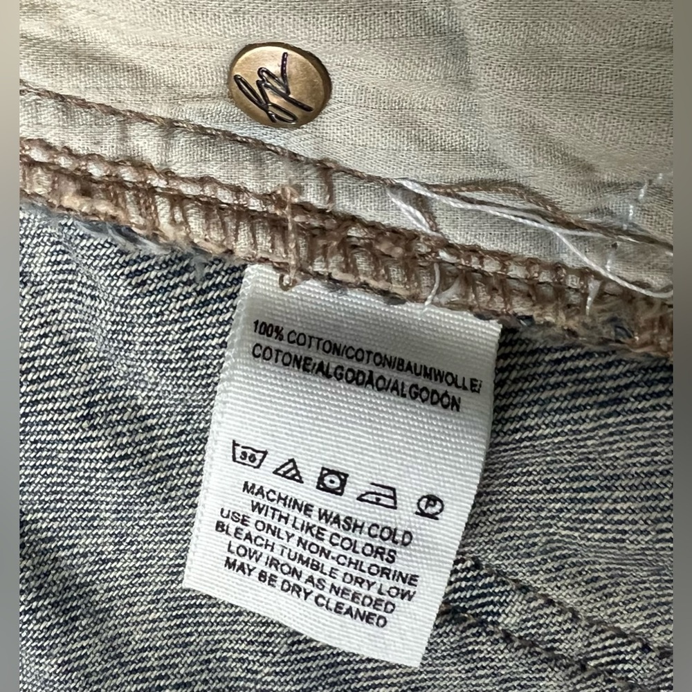 Free People Blue Denim Mini Skirt 🦋| Size: 28 - Picture 7 of 15
